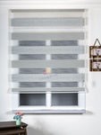 AÇIK MAVİ ÇİZGİLİ ZEBRA PERDE