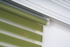 YEŞİL DÜZ ZEBRA PERDE